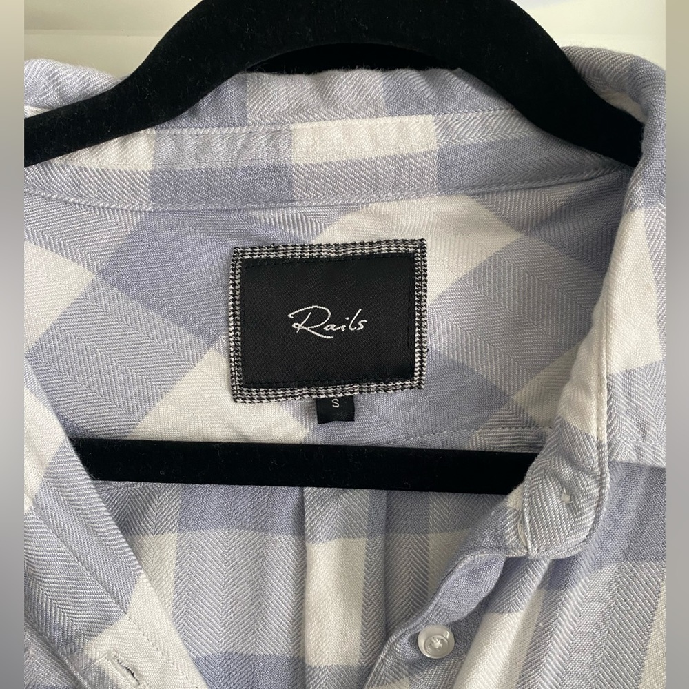 Rails Rian Cropped Plaid Shirt, S